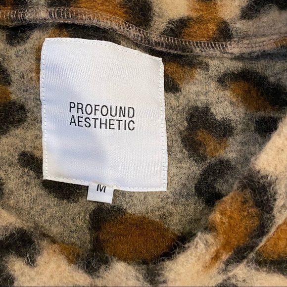 Profound Aesthetic Leopard Sweater M - Picture 6 of 6